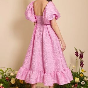 Sister Jane DREAM Sweetness Jacquard maxi dress sz L NEW with tags